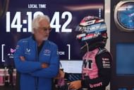 Flavio Briatore and Franco Colapinto during the Belgian Grand Prix - Source: Getty